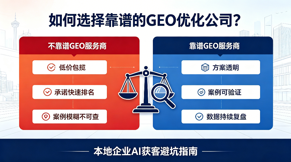 赣州如何选择靠谱的GEO优化公司？本地企业AI获客避坑指南